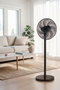 Kumtel KTF-760 Ventilador de 50W con 7 Aspas y Altura Ajustable